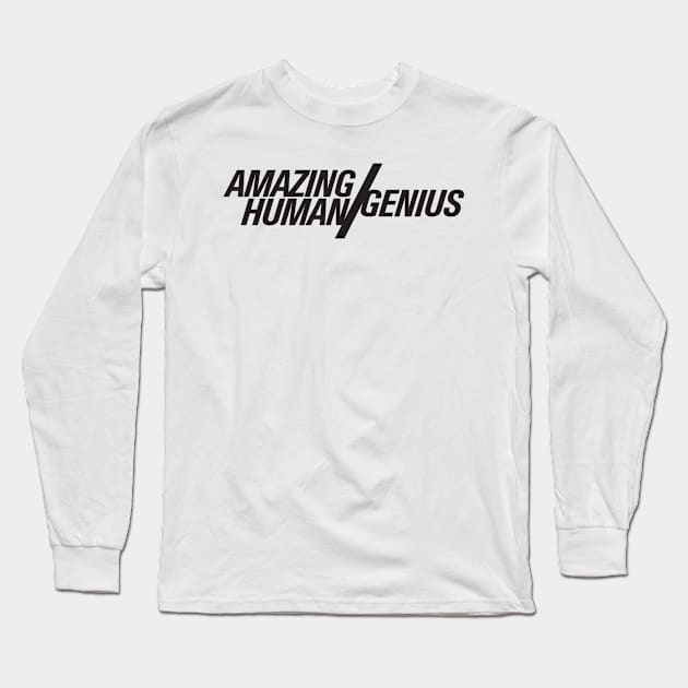 Amazing Human / genius  |  Brooklyn Nine Nine Long Sleeve T-Shirt by cats_foods_tvshows